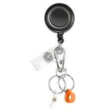 1pc/6pcs Retractable Badge Holder - Lanyard Pen Clip, Nurse ID Holder, Office And Hospital Accessories - A - View 10
