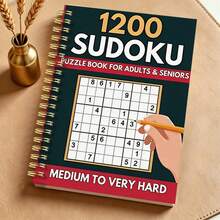 1pc A5 Sudoku Game Notebook, Simple Puzzle, Casual Education, Suitable For Daily Relaxation, Holiday Entertainment And Travel Pastime, Excellent Gift (Pen Not Included),Enhancing Creativity, Beautifully Designed - 1pc - View 2