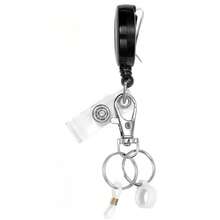 1pc/6pcs Retractable Badge Holder - Lanyard Pen Clip, Nurse ID Holder, Office And Hospital Accessories - A - View 14