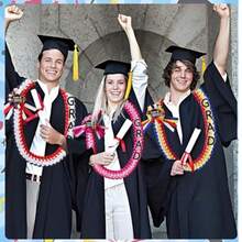 Pink Graduation Leis Class Of 2026 Money Ribbon Leis For Graduation 48 Inch Braided Graduation Necklace For High School, College Grad Party Gifts, Pink - Pink - View 6
