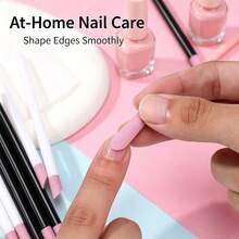 Quartz Nail Cuticle Remover Pen, Reusable Washable Nail File Stick, Manicure Pedicure Dead Skin Trimming Tool, Professional Nail Surface Edge Polishing Stick For Salon & Home Nail Art - A - View 4