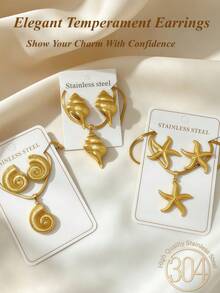 18pcs/6sets.9Pcs/3sets Gold Stainless Steel Necklace, INS Sweet Minimalist Collarbone Chain, Niche Design, Suitable For Daily Wear And Gifting, Suitable For Daily Wear, Also Perfectly Showcases Your Unique Personal Style. Suitable For Daily, Dating, Party Wear, Perfect Gift For Girlfriend, Mom On Valentine's Day, Thanksgiving - Gold Suit - View 8