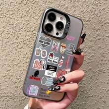 Skeletons Lovely Cartoon Painted Picture Laser Phone Case For Iphone 17 Pro Max 16 15 14 Pro Max Plus 12 11 13 Pro Max Mini Case - CH-Black KLTY 3 - 查看 2