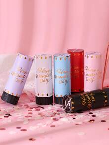Multi-Style Colorful Confetti Poppers - Wedding Fireworks, Birthday Party Handheld Small Firecracker Spray Tool, Christmas Colorful Confetti Poppers, Lunar New Year Supplies, Valentine's Day Gift, Essential For Holiday Party Atmosphere - A - View 8