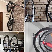 Wall Mounted Heavy Duty Steel Bike Hook Space Saving Bicycle Storage Hanger Rack For Garage Indoor Use - 1 Bicycle Hook - View 12