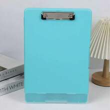 Multifunctional Folder, A4 Size Plastic Clipboard With Storage Space, Nurse Clipboard With Independent Pen Slot, Multifunctional Document Clipboard With Writing Pad, Large Capacity For Papers, Files And Documents, Suitable For Office Work - Folder - View 10