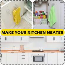 Rotating Suction Cup Storage Rack, No-Drill Damage-Free Clip, Can Hang Gloves, Towels, Washable Design, High Load-Bearing Hook Clip Fixer - View 8