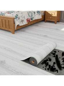 1 Roll 40x300cm Wide Self-Adhesive Vinyl Floor Sticker, Wood Grain Floor Decal, Easy To Peel And Apply, Durable And Easy To Install, Suitable For Bathroom And Kitchen - Multicolor - View 6