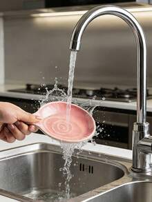 1pc Japanese Style Ceramic Spoon Holder, Water Drop Glazed Kitchen Utensil Rack, Suitable For Spoons, Ladles And Cooking Utensils, Countertop Spoon Holder, Tea Table Accessory, Coffee Bar Decor, Home Kitchen Decoration - Multicolor - View 9