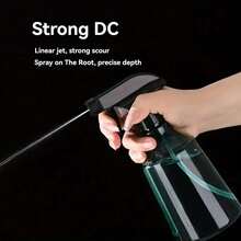[Pressure Sprayer | Durable] 500ml Transparent Plastic Pressure Sprayer | 1pc Dual Mode Stream/Spray, Black Handle | Suitable For Plants And Disinfection, Durable And Easy To Use - Multicolor - View 3