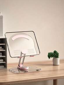 Transparent Acrylic Tablet Stand - Adjustable, 360° Rotating And Foldable, Non-Slip Design. Suitable For 4.7-13 Inch Devices (Including Cases); Suitable For Room Decor, Kitchen And School. Stand Office Supplies, Laptop Mouse Wind Turbine Stand, Smartphone Stand 17 Phone Case Cover Marking Decoration, Protective Case Project, Phone Grip - View 7