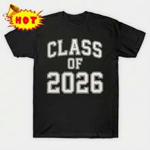 Stretchy Comfortable Women's T-Shirt Classof2026 Tshirt _... Concert Outfits Back To School Summer Outfit - 黑色 - 查看 1