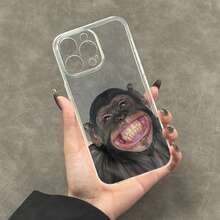 Gorilla Pattern Phone Case Suitable For IPhone 17 16 15 14 13 12 11 Pro/Max/Plus Transparent Anti Drop Back Cover - ™ - 查看 2