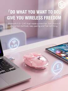 EWEADN Mouse ergonomis mini Q9 memiliki desain ringan yang cocok untuk tangan kecil wanita dan pelajar, menyesuaikan dengan telapak tangan dan mencegah kelelahan bahkan setelah penggunaan yang lama. Mouse ini juga portabel untuk dibawa bepergian. - View 9