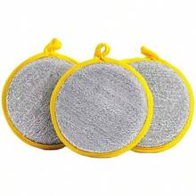Dishwashing Sponge Scrubber Double-Sided Sponge Brush Magic Cleaning Cloth Non-Stick Oil Dishcloth Scrubbing Pad - Sponge - View 4