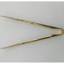 1/2 Gold Tongs, Salad Tongs, Buffet Tongs, Non-Slip Easy Grip Gold Buffet Tongs, Salad Tongs, Bread Tongs, Dessert Tongs, Oven Tongs, Gold Buffet Tongs, Metal Kitchen Tongs, Suitable For Steak, Appetizers, Snacks And Small Portions Of Food - Multicolor - View 9