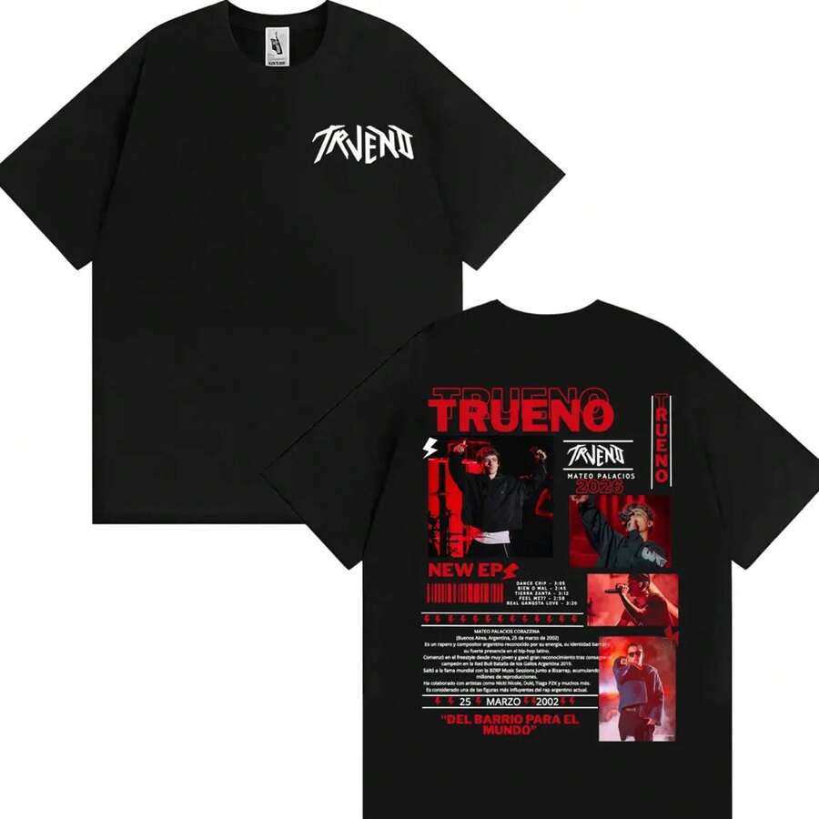 Camisetas de hombre - Negro - Ver 1