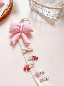 YIYIQCSJ 1-Pack / Hair Accessory Storage Hanging Strap / Room Decor – For Hanging And Storing Hair Clips, Hair Ties, And Other Hair Accessories. - Multicolor - View 2