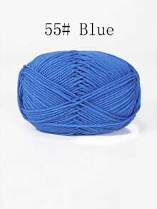 4-Ply Milk Cotton Yarn For Crocheted Blanket, Clothes, Handbag, Slippers, Various Color Combinations, 50g Per Piece, Autumn And Winter Crocheted Scarves, Hats, Sweaters, Etc. DIY Gifts, Suitable For Beginners - Multicolor - View 85