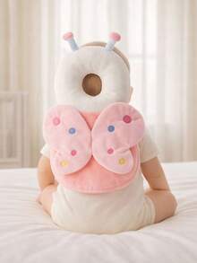 1pc Cute Shaped Baby Anti-Fall Pillow, Infant Walking Head Protection Breathable Pillow, Children Walking Protection Pad, Head Protection Anti-Fall Hat - Multicolor - View 1