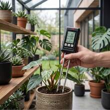 6-In-1 Soil Tester, Black PH Meter - A - View 9