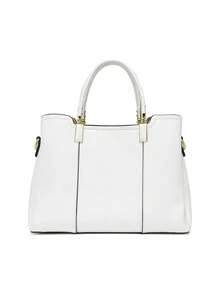 Dedoo Light Luxury Fashion Versatile Multi-Compartment Large Capacity Handbag & Crossbody Bag - White - View 4