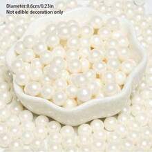 1 Set Mixed Size Gold, Pink, White, Blue Pearl Decorative Beads, Suitable For Cake Decoration, DIY Crafts And Party Supplies - Multicolor - View 14