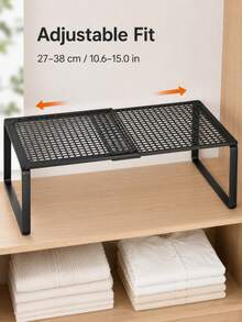 Expandable Shoe Rack / Closet Organizer – Space-Saving Vertical Storage Unit With Adjustable Height; Suitable For Clothing, Shoes, And Cabinets; Easy To Install; Features A Minimalist Design And Sturdy Construction For Home Organization. - Multicolor - View 13