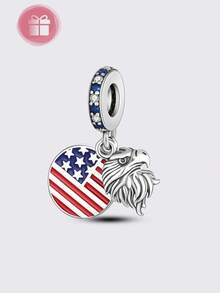 1 Pieces National Flag Pendants Charms Colorful Glaze Open Close Clasp Design Quick And Convenient Fits Original Bracelet & Necklace DIY Making - Multicolor - View 8