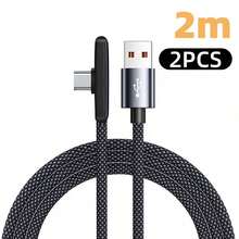 OIITH 66W USB-A 轉 Type-C 黑色充電線，3.3ft/4.9ft/6.6ft，Type-C 快充線，相容 iPhone 17/16/15/14、Pro 12.9/11、Air 4/5、Mini 6，相容 、G、Pixel 及其他 USB-C 設備 - 黑色 - 查看 17