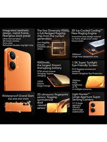 Xiaomi REDMI Turbo 5 Max 中國版 MediaTek 9500s 旗艦效能晶片 1.5K 超亮陽光螢幕 9000mAh 電池 100W HyperCharge 3D 超音波指紋感應器 - 黑色 - 查看 4