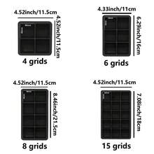 Grid Large Silicone Ice Cube Tray Mold, Square Refrigerator, DIY Frozen Drink Mold, Easy-Release Ice Cube Tray, For Home And Bar - Multicolor - View 3