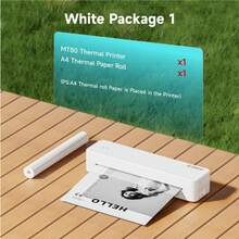 ORICO Desktop Document Printer, A4 Portable Wireless Thermal Printer, Includes 1 Roll Of Thermal Paper, Wireless Connection/Inkless Printing/Built-In Adjustable Paper Tray/High-Definition Fast Printing - Multicolor - View 15