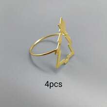 Cincin Serbet Dekorasi Rumah, Dekorasi Meja, Cocok untuk Liburan, Pesta, Ulang Tahun, Pernikahan, Jamuan Makan Malam, Pertemuan dan Dekorasi Kreatif Harian Lainnya, Berbagai Gaya dan Elemen, 2pcs/4pcs/6pcs/12pcs/20pcs/50pcs (Pilihan) - MultiWarna - View 23