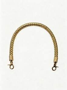 Woven Bag Handle With Gold Spring Buckle DIY Handbag Chain Strap Replacement Accessory, Suitable For Making Wallets - Gift Box Handle - View 3