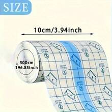 YITAPE 1 Roll White Waterproof Transparent Tape, PU Material, Odorless Easy-Tear Multi-Functional, Suitable For Swimming, Showering, Tattoo Protection - A - View 8