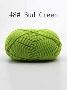 4-Ply Milk Cotton Yarn For Crocheted Blanket, Clothes, Handbag, Slippers, Various Color Combinations, 50g Per Piece, Autumn And Winter Crocheted Scarves, Hats, Sweaters, Etc. DIY Gifts, Suitable For Beginners - Multicolor - View 86
