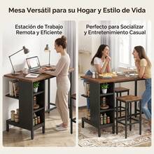 Dining Table & Chair Sets - Coffee Brown - View 7