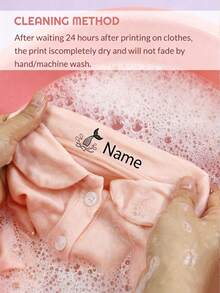LICVIC Custom Name Clothing Stamp, Personalized Waterproof Clothing Stamp, Personalized Silicone Stamp, Cartoon Pattern Signature Stamp, Customizable Stamp - Multicolor - View 6