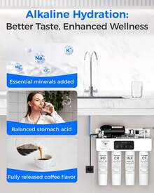 Waterdrop RT-ALK Filter, Replacement For Waterdrop T4-A Tankless Reverse Osmosis System, Pack Of 1 Alkaline Filter, 12-Month Lifetime - RT-aLK - View 7