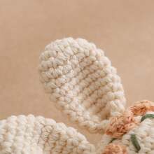 1pc Handmade Crochet Baby Rattle, Multiple Colors Available, Animal Rattle, Parent-Child Interaction, Built-In Bell, Cute 3D Design, Rich Details, Attract Baby's Attention, Exercise Baby's Hearing, Gift For New Moms, Christmas Gift, Newborn Commemorative Gift - Multicolor - View 6