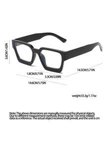 1/4pcs Women's Simple Polygon Frame Blue Light Blocking Glasses Suitable For Daily Use Clear Glasses Accessories Glasses Accessories For Women - View 6