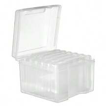 Photo Storage Box 600 7 X 5 Picture Album Organizer Photograph Container Case - Transparent - View 2