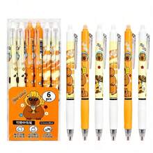 Cute Capybara Erasable Gel Pens, 0.5Mm Retractable Blue Ink, Suitable For School And Office. Smooth Writing And Quick-Drying,Back To School Supplies Essentials - A - View 9