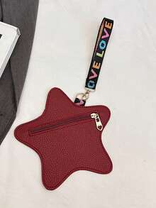 XD Handheld Star-Shaped Bag, Women's Niche Candy Color Coin Purse, Suitable For Back To School, Can Hold Earphones, Coins, Lipstick, Keys - Multicolor - View 10