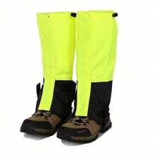 1Pair Leg Guard Cover, Leg Protection Sleeve, Adjustable Protective Equipment, Suitable For Outdoor Sports And Outdoor Work, Used When Skiing - Multicolor - View 5