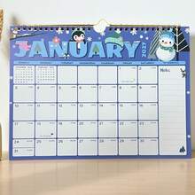 2026-2027 18-Month Calendar (July 2026 - December 2027), Sunday Start Design, Holiday Marked, Mini Month Preview For Previous And Next Month, Week Number Display, Large Writing Space, NOTES Section And Remarks Area, Suitable For Home, Office, School And Business Schedule Planning, Desk And Wall Hanging - View 5