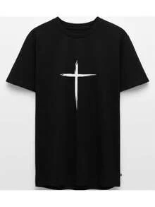Manfinity Homme Men Graphic Print Tee - 黑色 - 查看 1