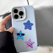 500PCS Cute Star Stickers Colored Star Graffiti Stickers Stars Decor Stickers For Water Bottle, Guitar, Luggage, Phone, Case, Laptop, First Day Of School - Multicolor - View 5