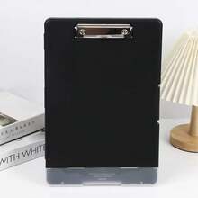 Multifunctional Folder, A4 Size Plastic Clipboard With Storage Space, Nurse Clipboard With Independent Pen Slot, Multifunctional Document Clipboard With Writing Pad, Large Capacity For Papers, Files And Documents, Suitable For Office Work - Folder - View 12